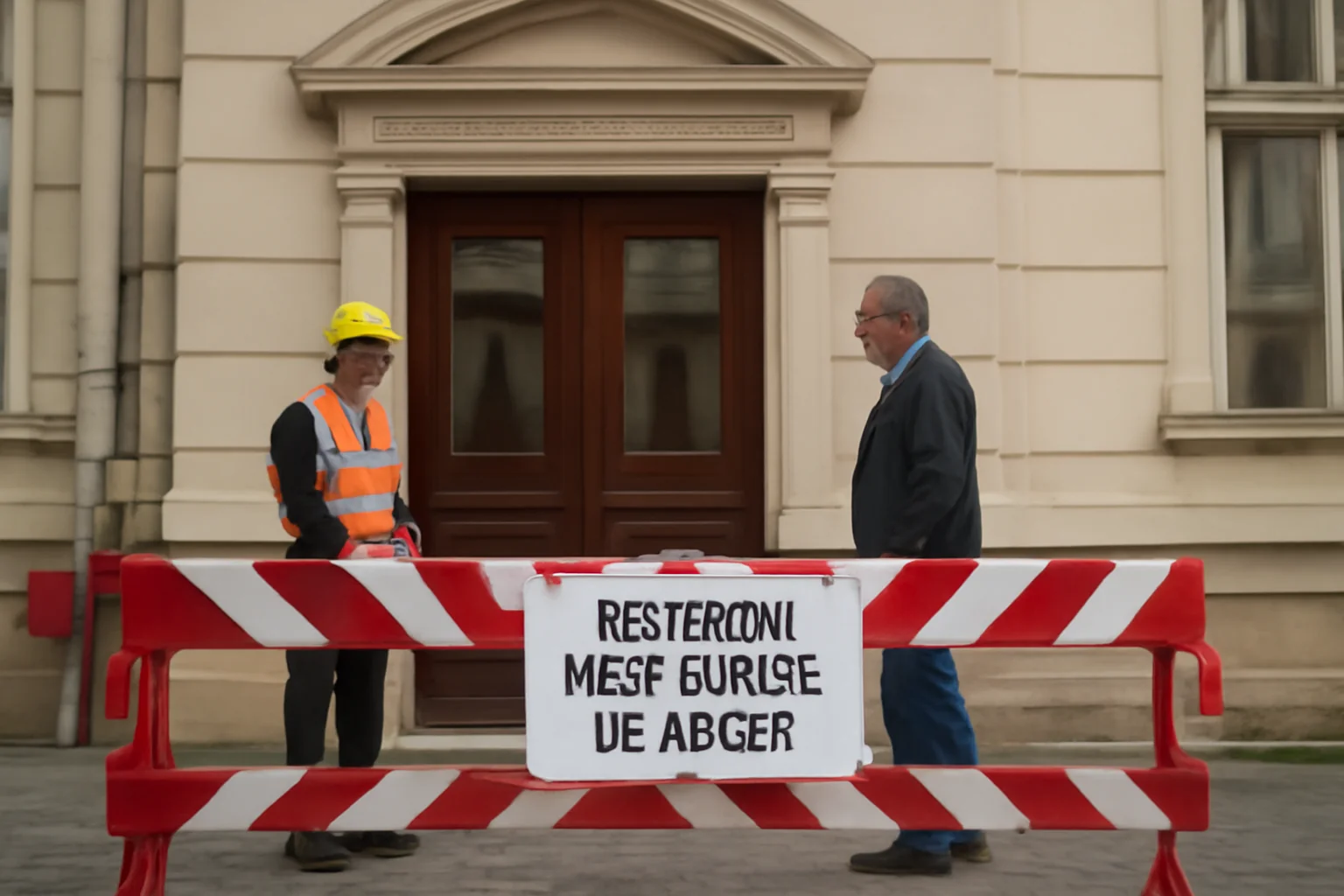Accesul în Primăria Oradea, restricționat temporar din 9 februarie 2026 din cauza lucrărilor interioare