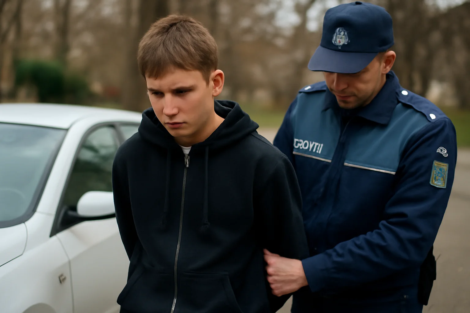 Adolescent de 16 ani din Boianu Mare, reținut la Oradea după ce a fost prins la volanul unei mașini furate