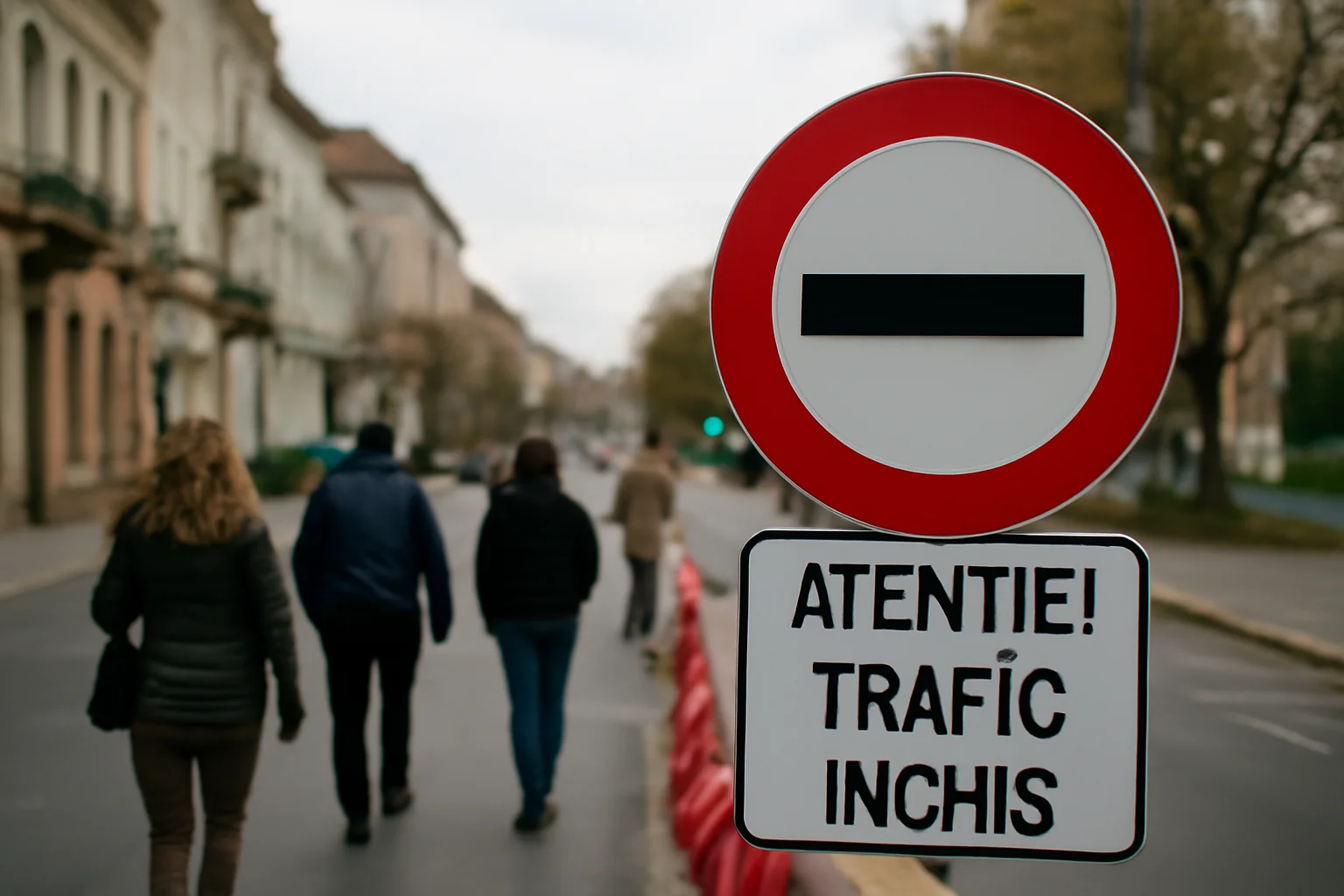 Află ce străzi sunt închise temporar