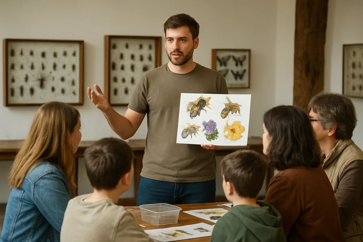 Atelier educațional despre insecte la Muzeul Oradea