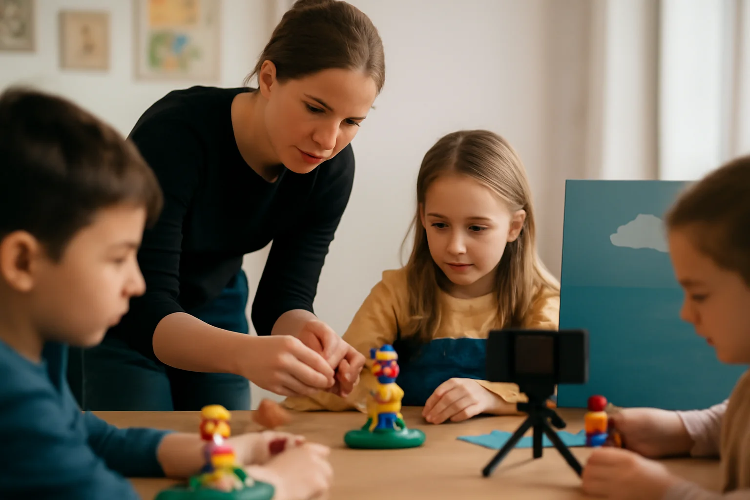 Atelier stop-motion pentru copii, o călătorie în arta contemporană