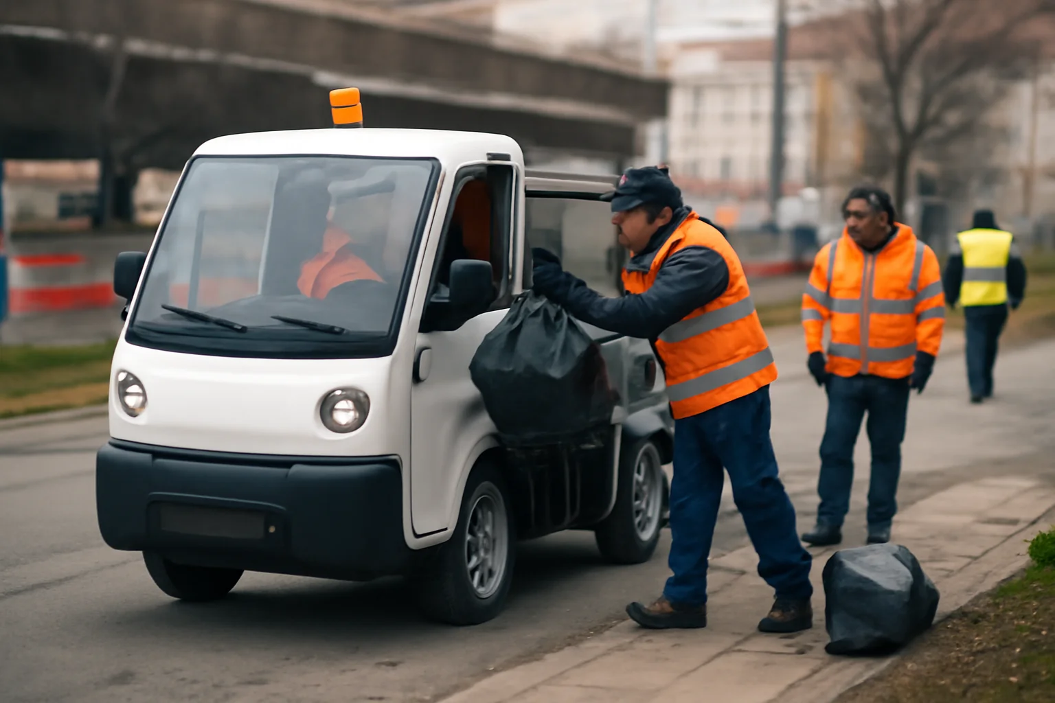 Autospeciale mici pentru deșeuri în Oradea în urma lucrărilor