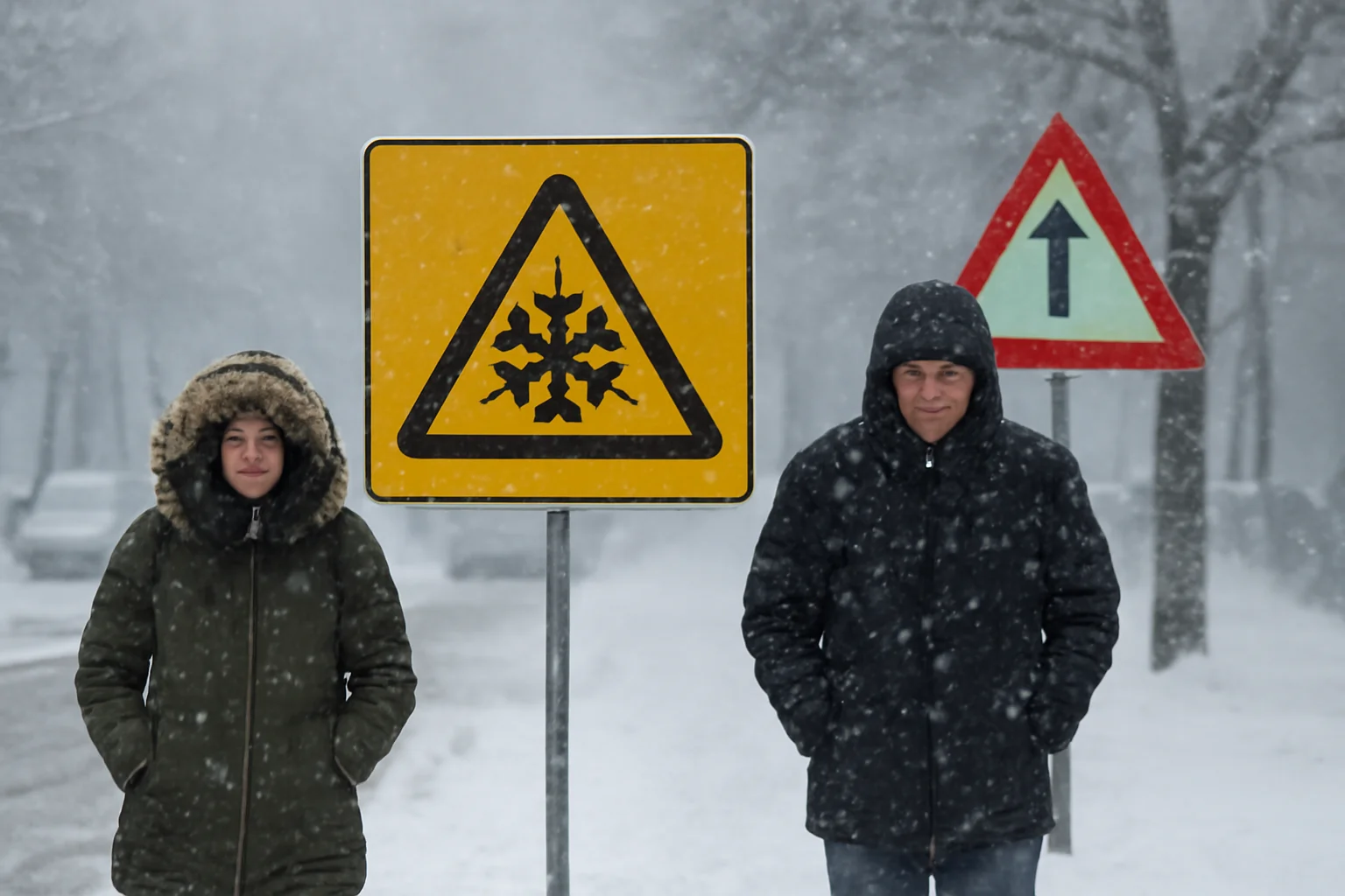 Avertizări meteo de iarnă severă la Oradea: cod galben și portocaliu valabile pentru județul Bihor