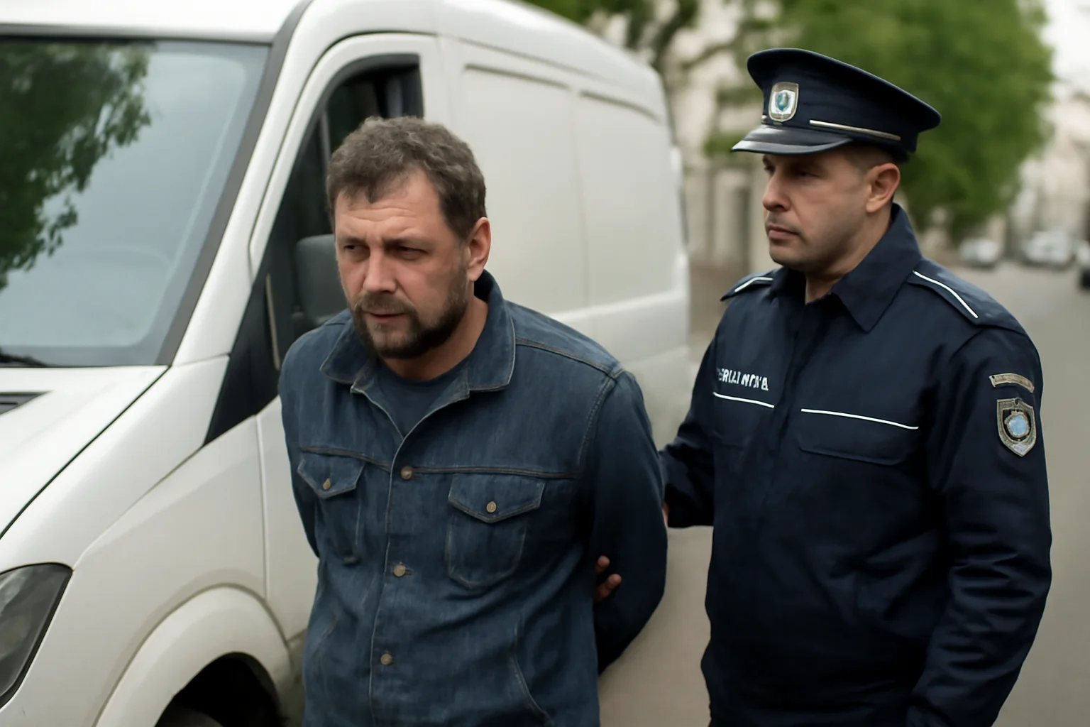 Bărbat de 45 de ani, oprit pe strada Matei Corvin la volanul unei autoutilitare, depistat cu o alcoolemie ridicată și reținut de polițiști