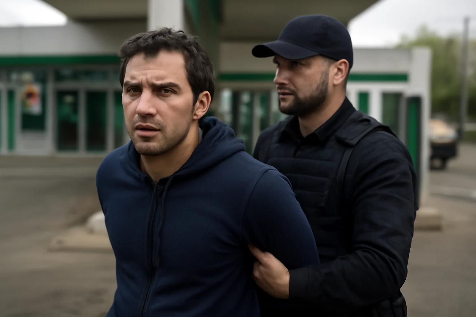 Bărbat urmărit internațional pentru furt calificat, reținut de polițiști într-o benzinărie din Oradea