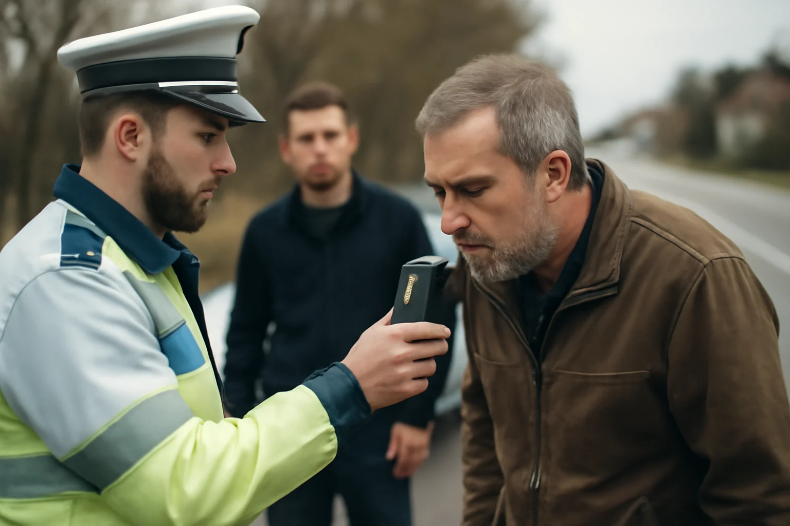 Bihorean prins băut la volan după ce a fost martor la un accident, descoperit la audieri