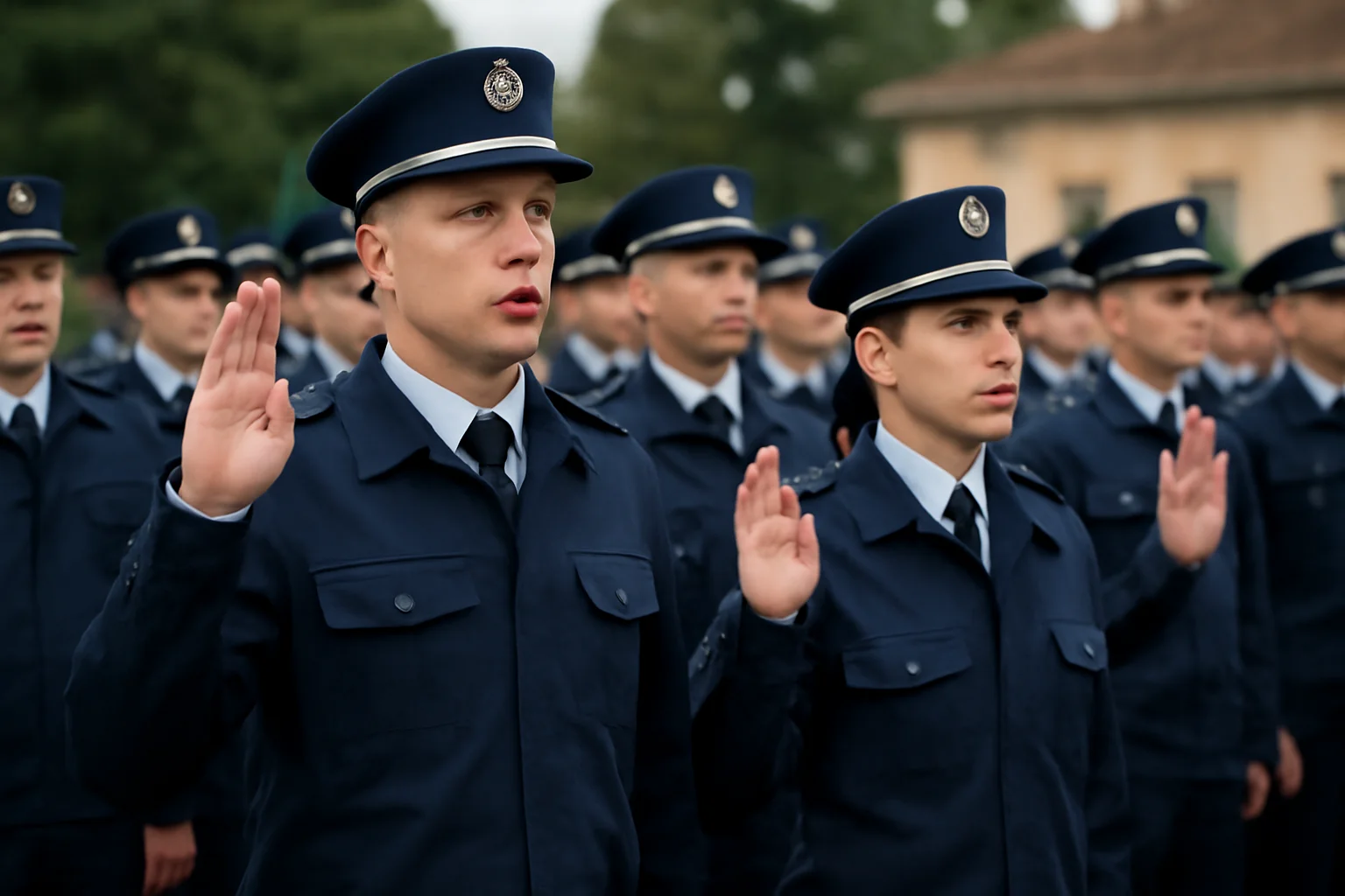 Ceremonie militară la Oradea: 237 de elevi ai Școlii de Pregătire a Agenților Poliției de Frontieră au depus jurământul