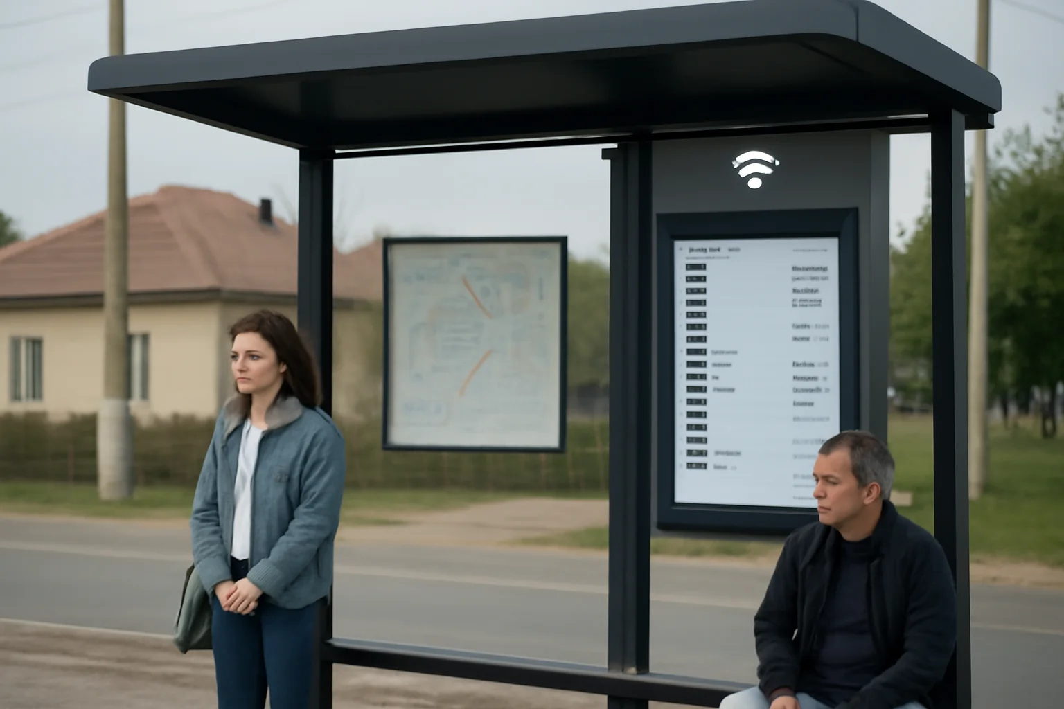 Comuna Balc inaugurează punct de așteptare pentru autobuze cu acces gratuit la internet și actualizări în timp real pentru pasageri