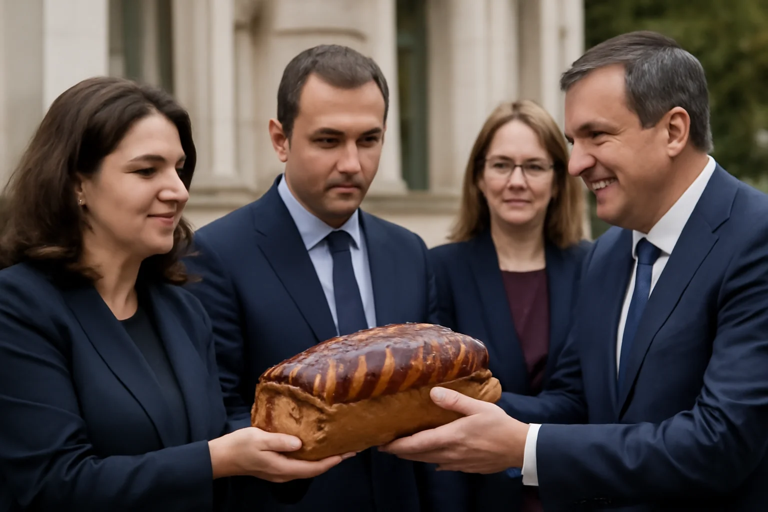 Cozonaci produși la Oradea, oferiți de premier miniștrilor ca dar de Crăciun