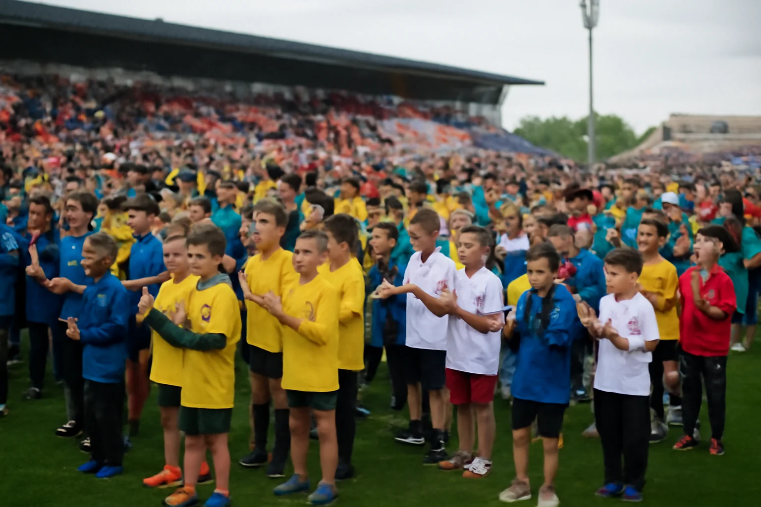Cupa Curățeniei aduce 1.100 de copii pe Stadionul din Oradea