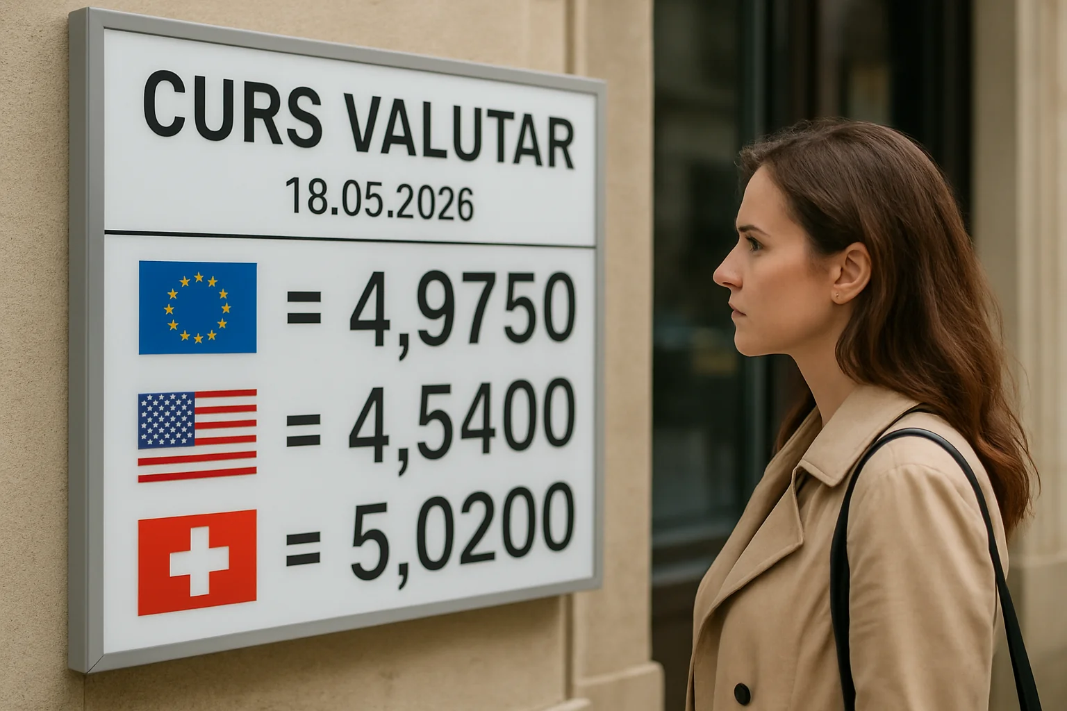 Curs valutar azi (BNR) – 2026-05-18