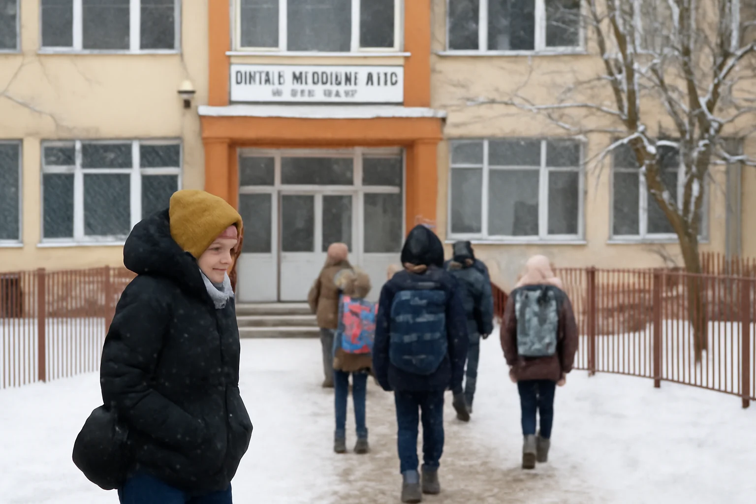 Cursurile față în față, reduse la Școala Gimnazială Nr. 11 Oradea din cauza ninsorilor