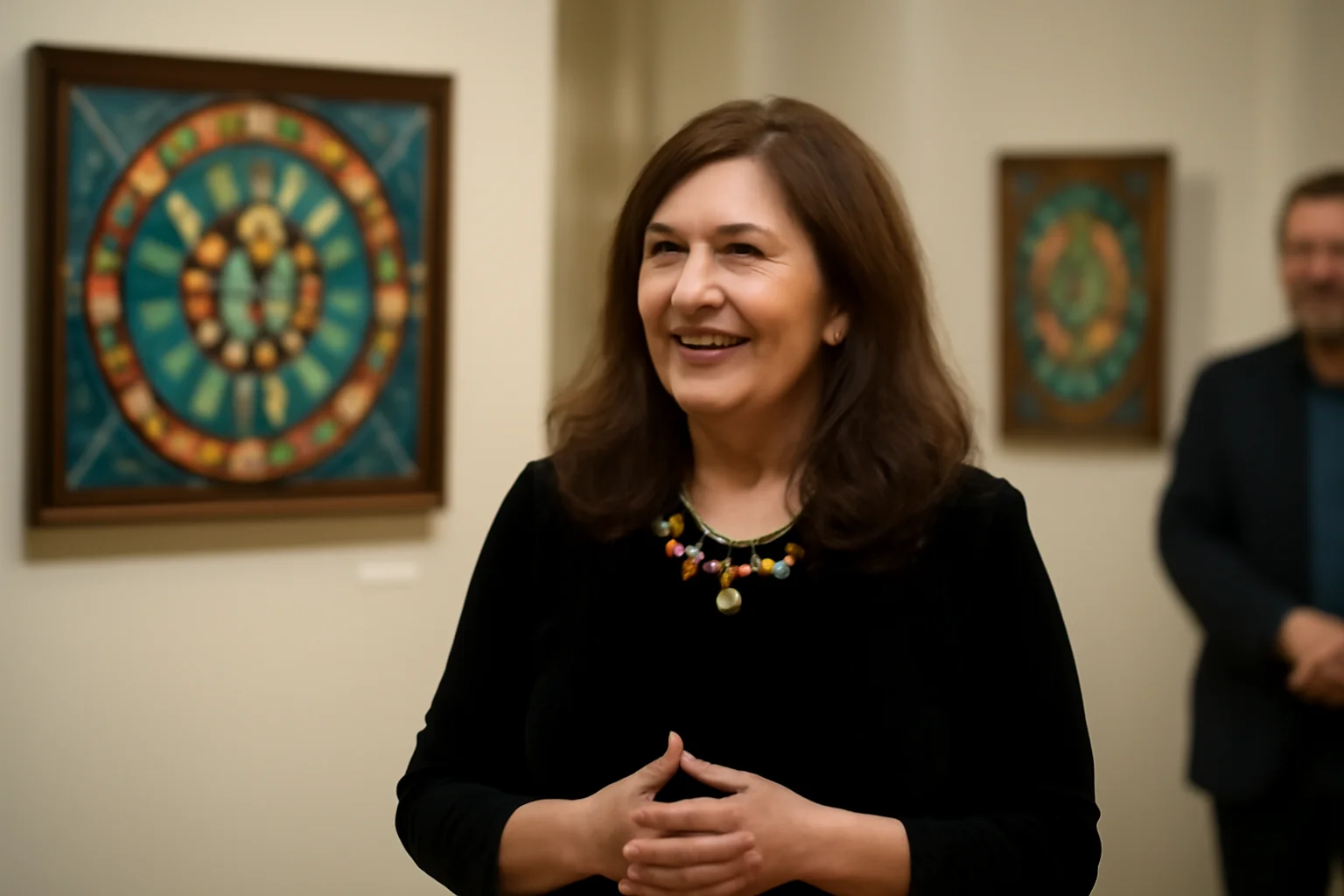 Expoziția personală a artistei Amalia Verzea la Muzeul Ţării Crişurilor