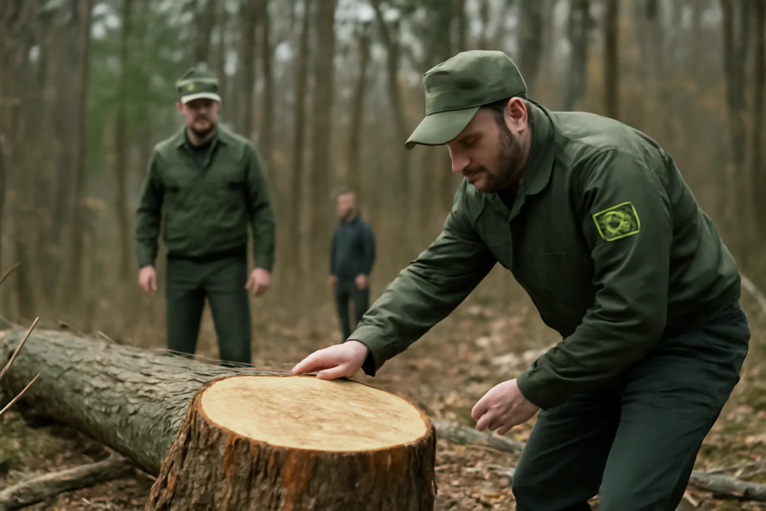 Garda Forestieră Oradea verifică tăierile ilegale din pădure, la ordinul Ministerului Mediului