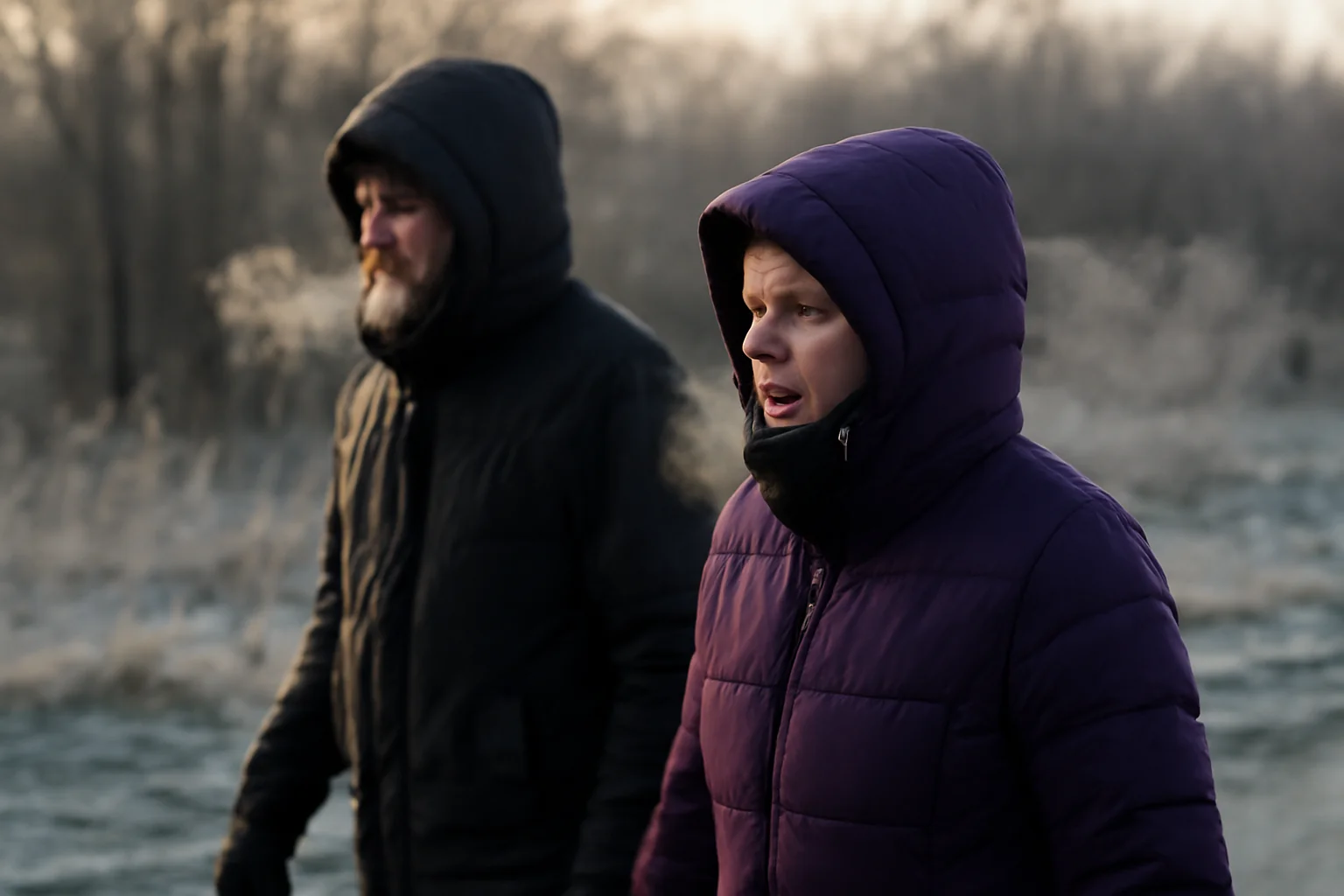 Ger puternic la Oradea: temperaturi resimțite de până la -19°C în Bihor