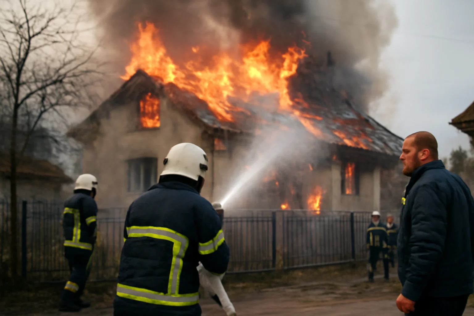 Incendii devastatoare în Oradea și Țețchea: două case afectate