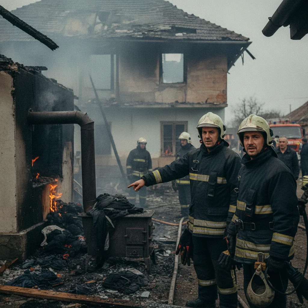 Incendiu într-o locuință din Lugașu de Jos: o cameră afectată