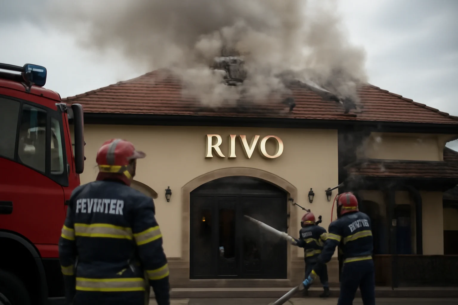 Incendiu la un restaurant din Oradea, izbucnit la sistemul de ventilație în ultima zi din 2025