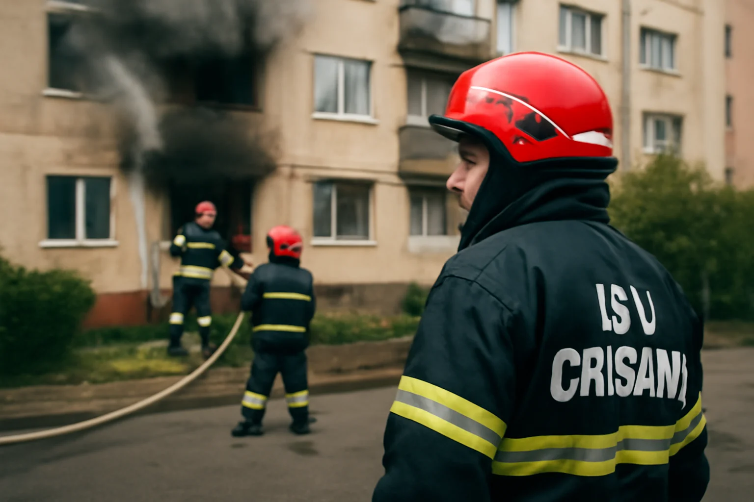 Intervenție rapidă la un incendiu de apartament pe strada Nufărului din Oradea