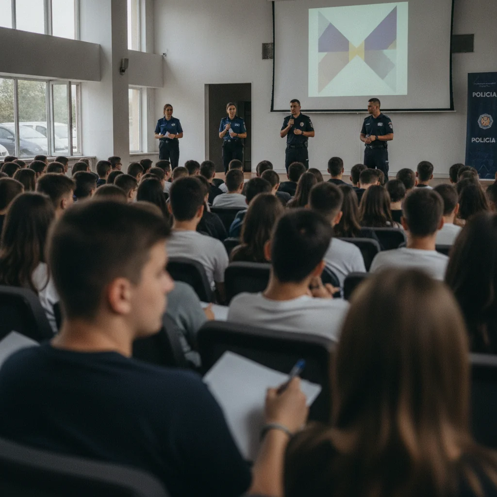 Oradea: 34 de activități de prevenire în 10 licee, pentru peste 700 de elevi