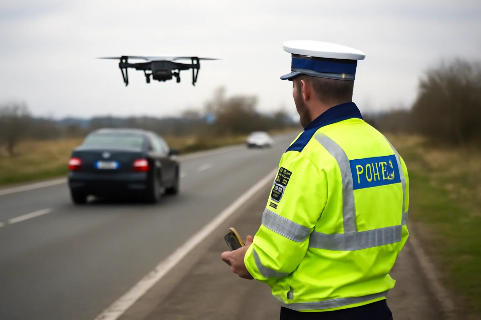 Oradea: Acțiune rutieră cu dronă în Bihor, sute de șoferi sancționați pentru viteză