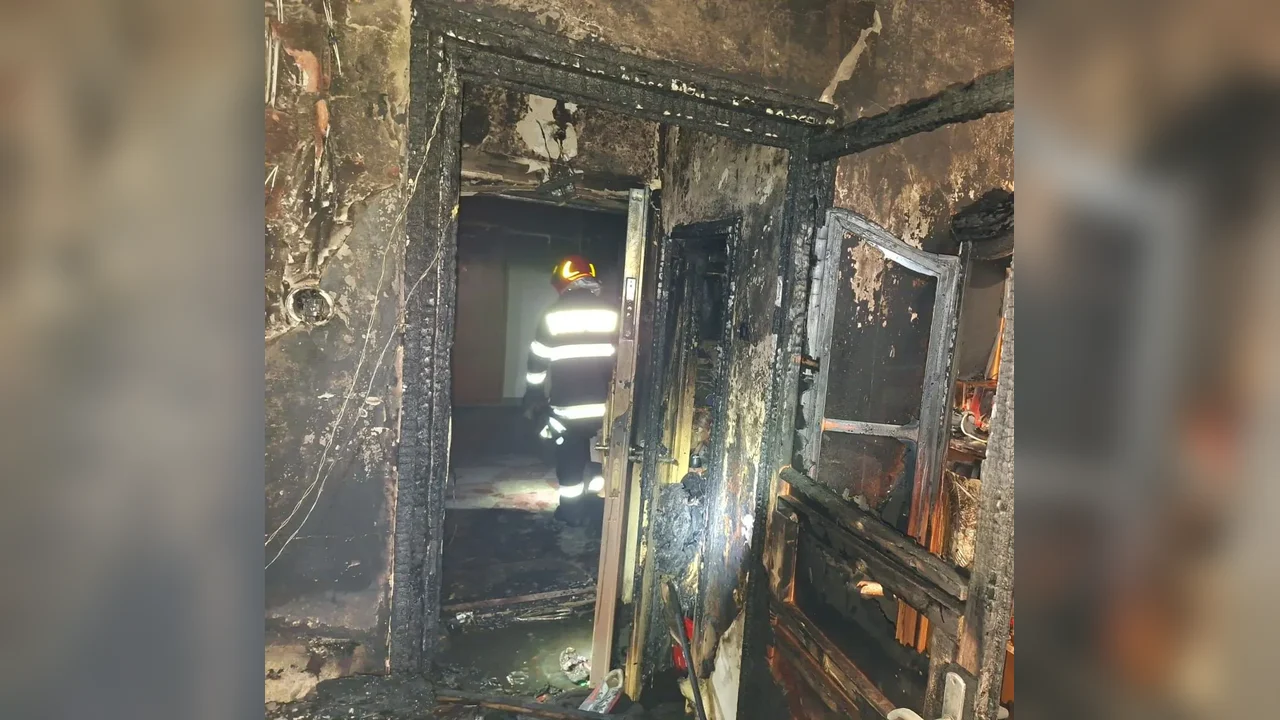 Oradea: un bărbat a murit într-un incendiu izbucnit într-un apartament