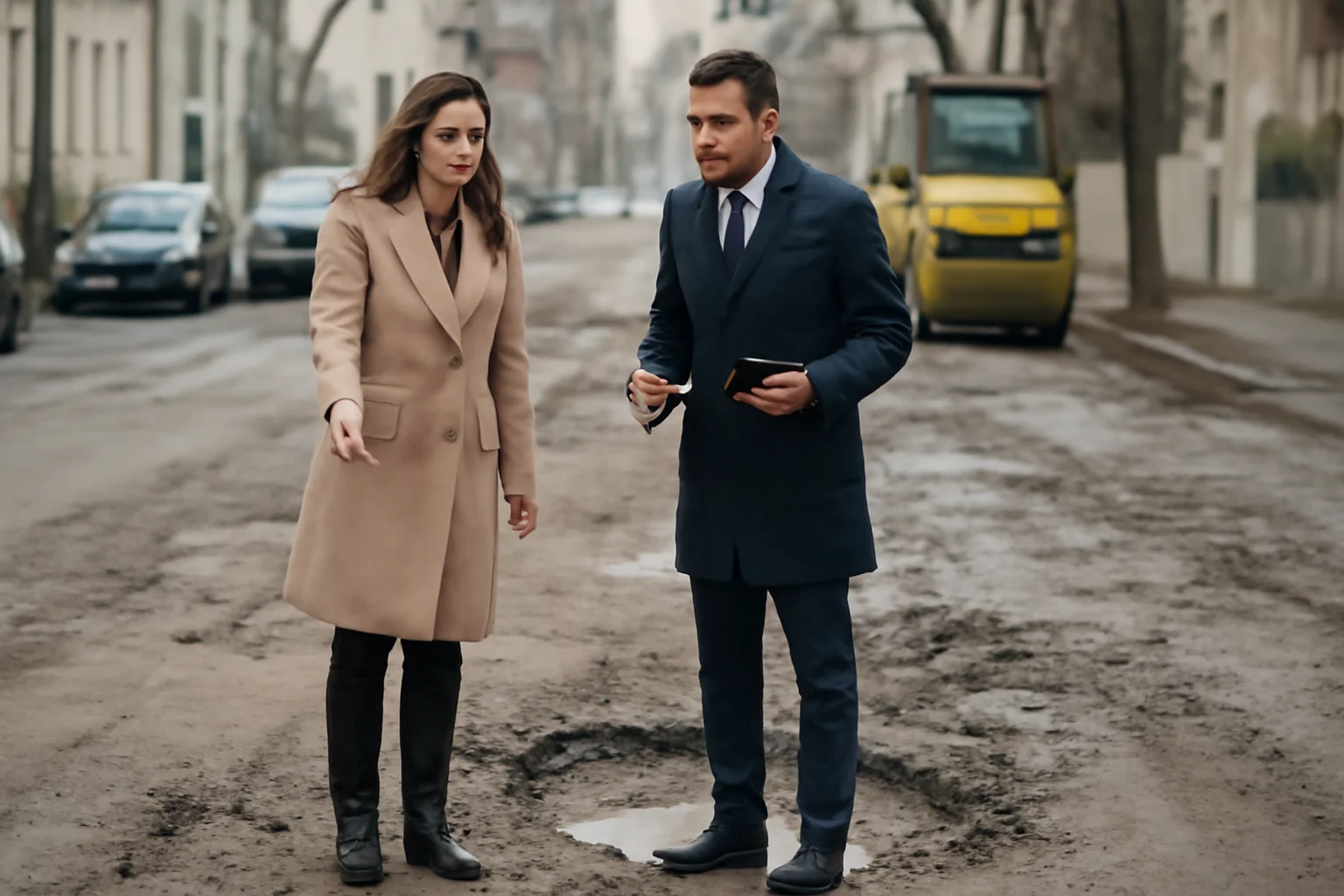Oradea: lucrări de pietruire și plombare anunțate după sesizări privind noroaiele și gropile