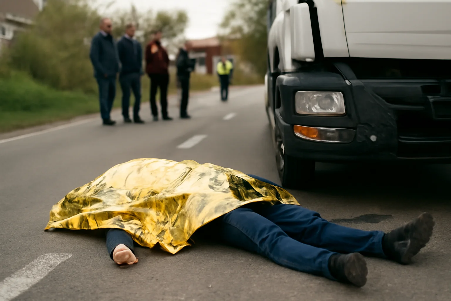 Oradea: pieton din Gepiu decedat după ce a fost lovit de un camion
