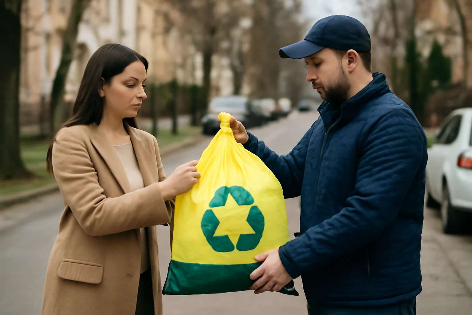 Orădenii folosesc tot mai des livrarea prin curier a sacilor pentru colectare selectivă