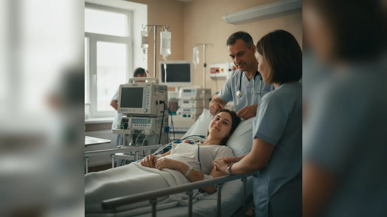 Pacientă salvată de meningită fulminantă cu ECMO