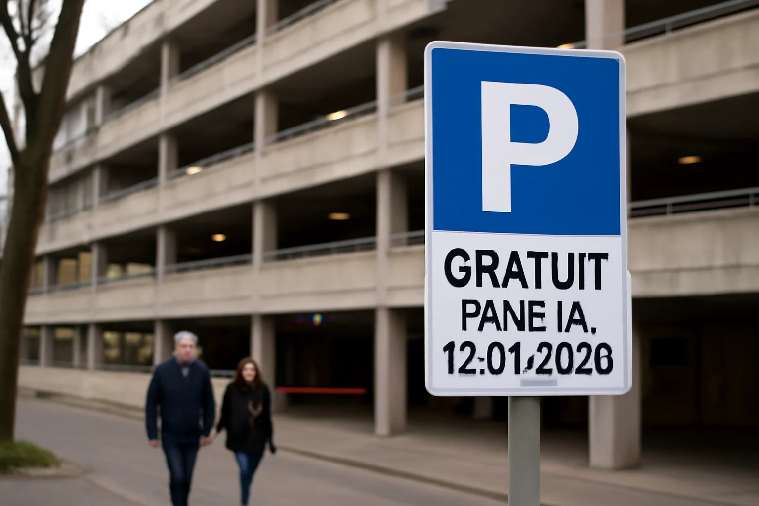 Parcarea etajată Gheorghe Doja din Oradea rămâne gratuită până la 12 ianuarie 2026