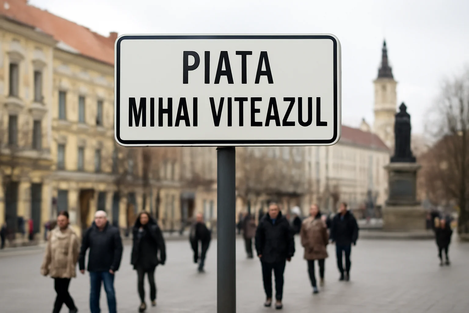 Piața centrală din Oradea își schimbă numele: de la Emanuil Gojdu la Mihai Viteazul