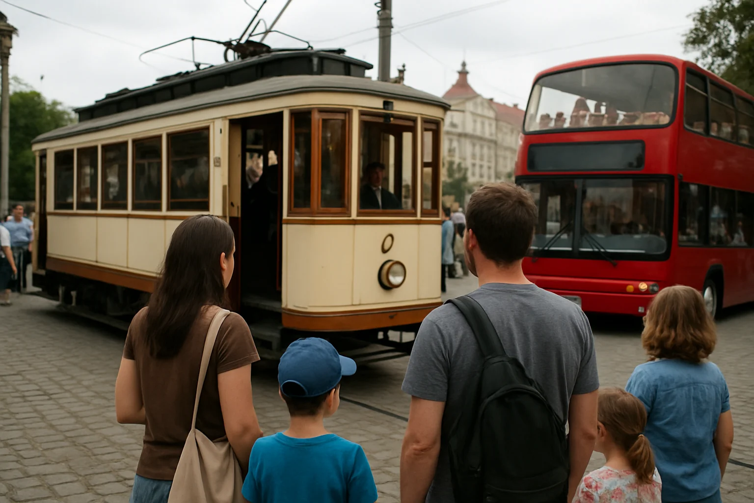 Plimbări speciale cu autobuz și tramvai de 1 Iunie