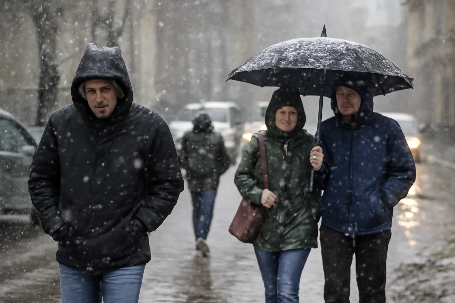 Ploi abundente, lapoviță și ninsoare până în weekend