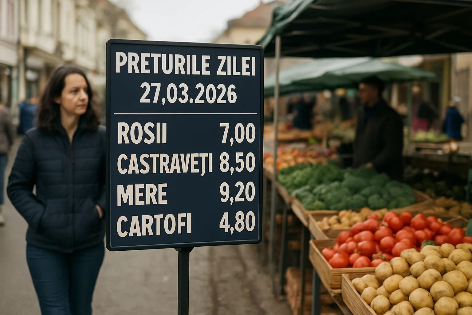 Prețurile zilei în România – 2026-03-27