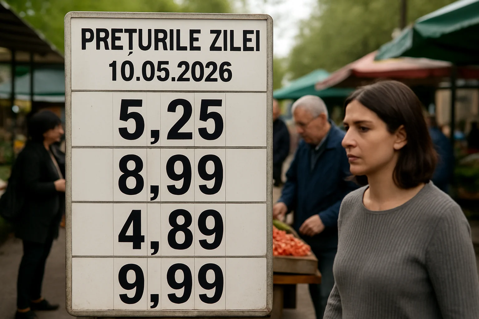 Prețurile zilei în România – 2026-05-10