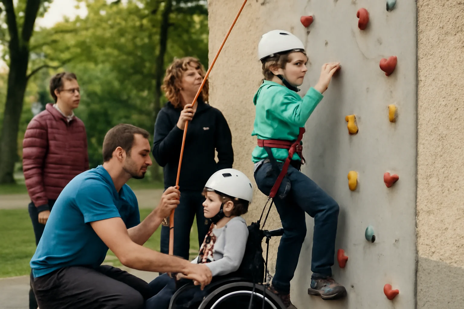 Program educațional de alpinism pentru copii cu dizabilități, lansat în Oradea
