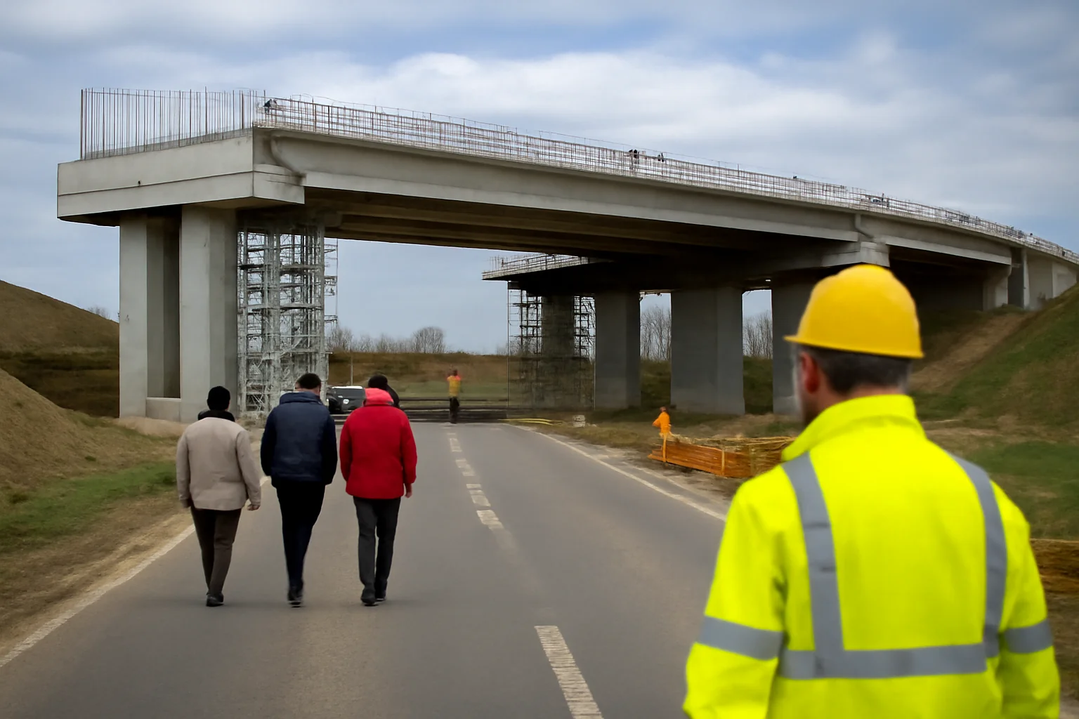 Progres semnificativ la pasajul rutier suprateran din Oradea spre Satu Mare