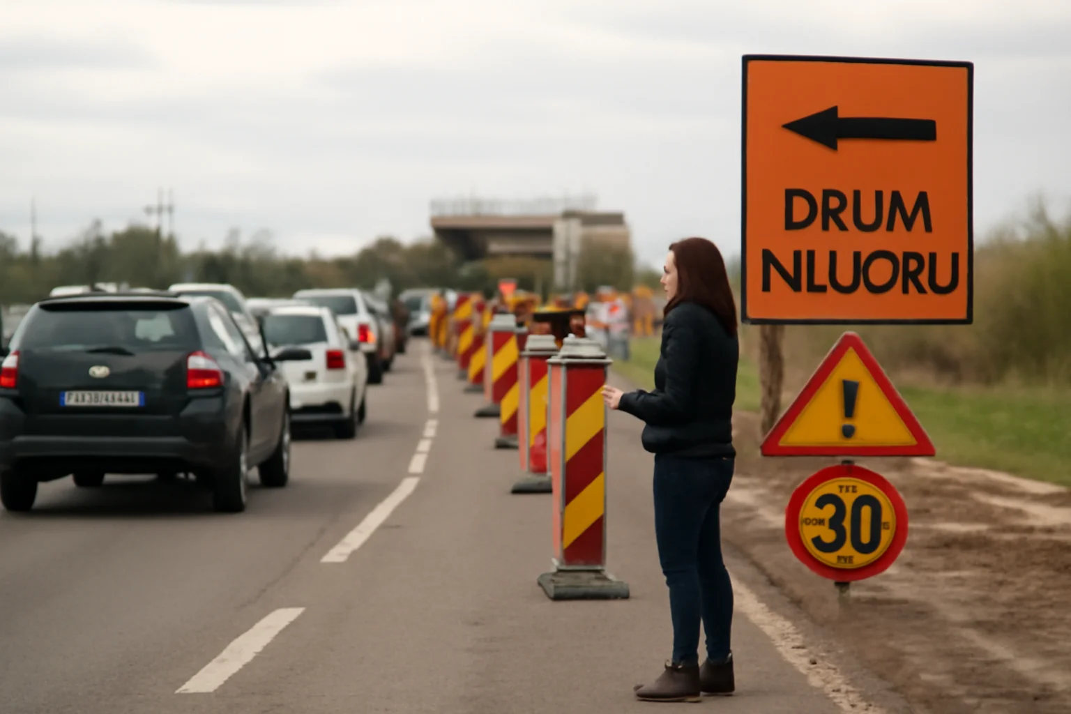 Restricții etapizate de trafic pe DN79 la Oradea pentru lucrările la pasajul denivelat