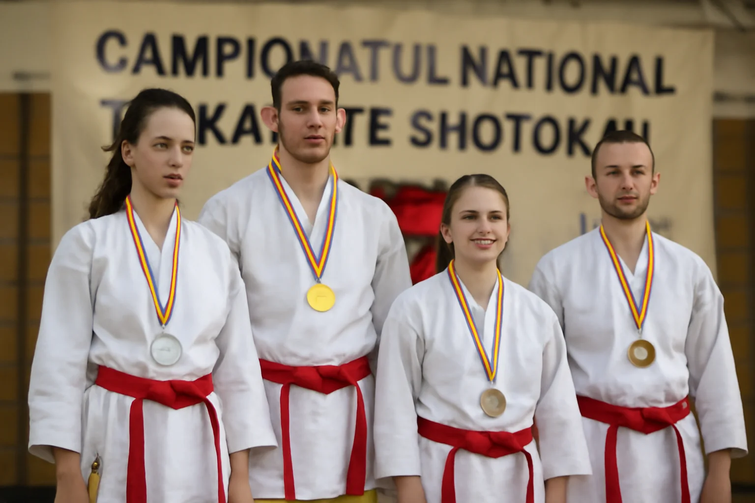 Sportivii orădeni de karate Shotokan, medaliați la Campionatul Național