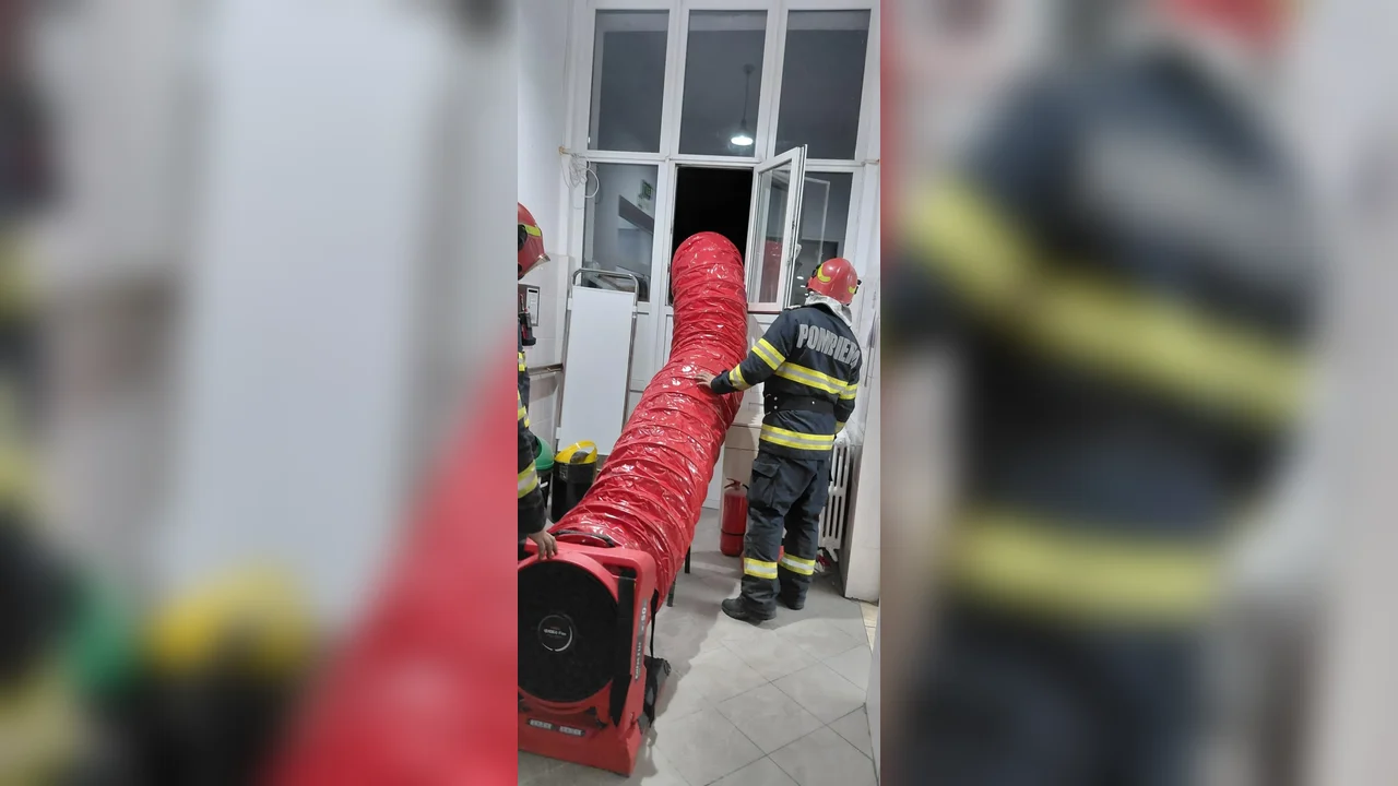116 persoane evacuate la spitalul psihiatric din Ștei după incendiu la etajul I