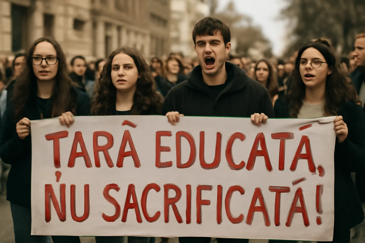Țară educată, nu sacrificată!
