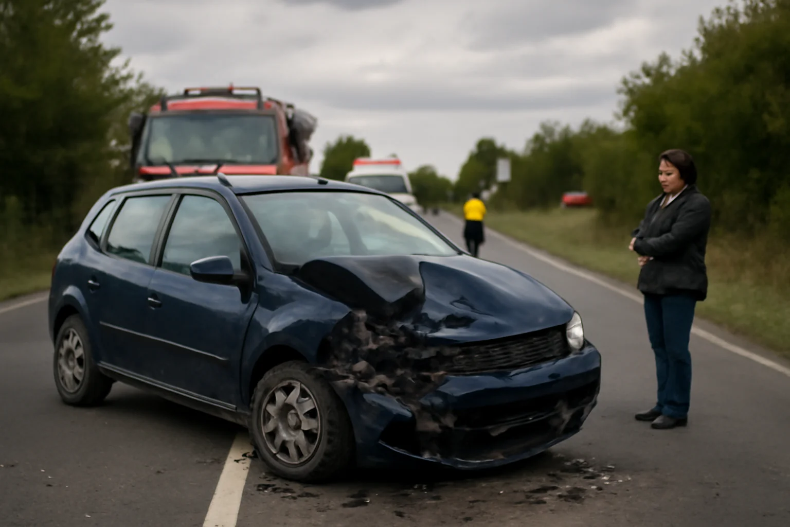 Trafic îngreunat la Oradea după un accident pe DN1 între un autoturism și o autoutilitară