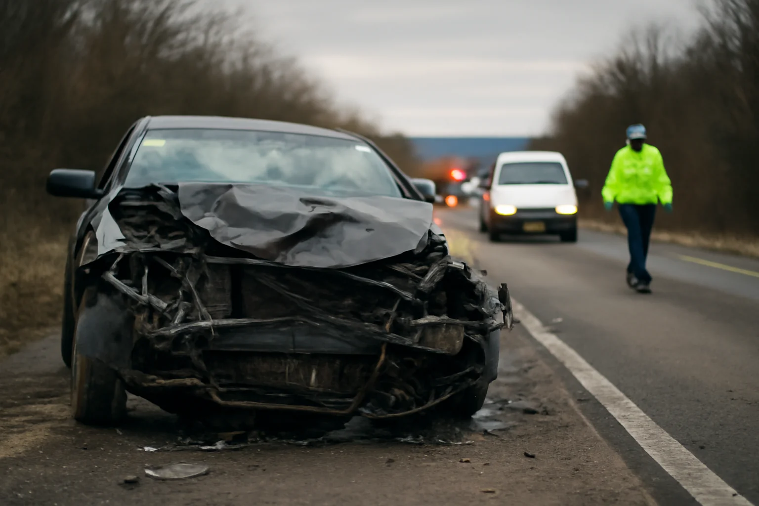 Trafic îngreunat pe DN 1, între Cluj-Napoca și Oradea, după un accident mortal