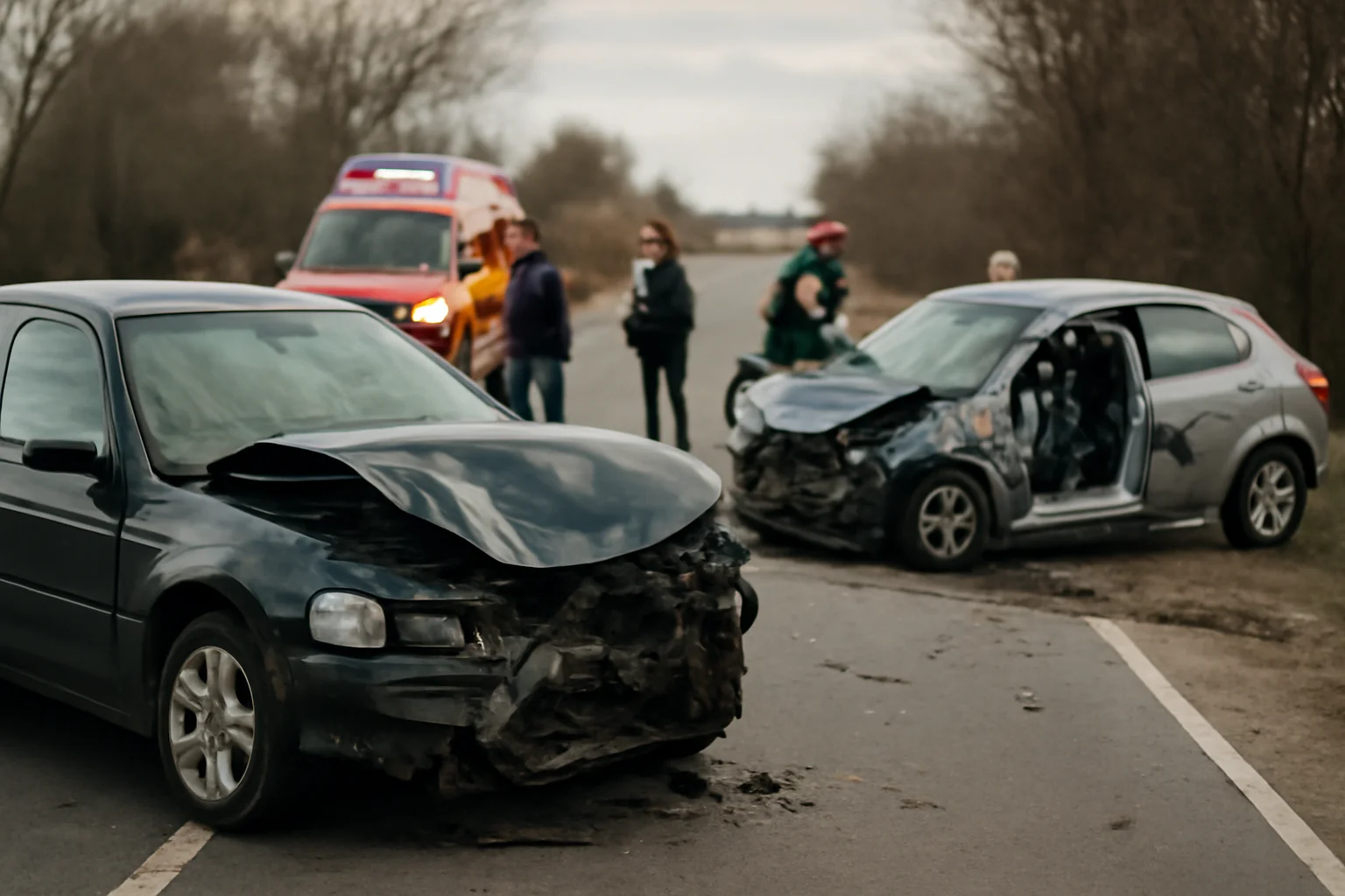 Trafic perturbat pe DN1 Oradea–Huedin după un accident cu trei răniți la Gheghie