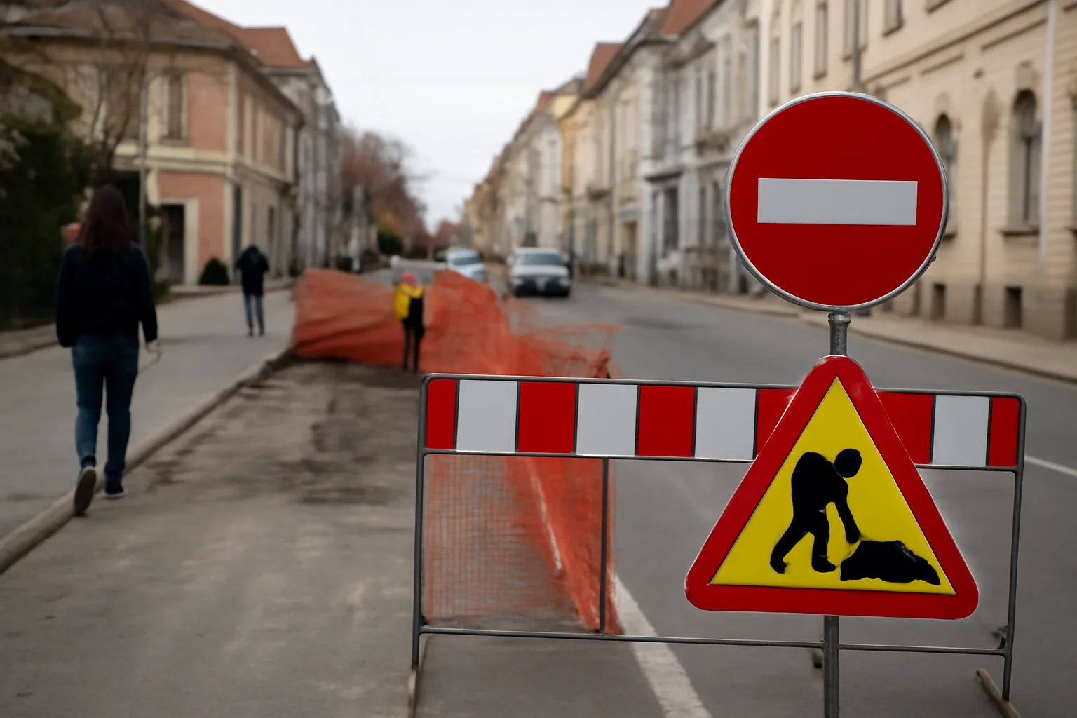 Trafic restricționat pe strada Traian Goga din Oradea pentru lucrări de infrastructură